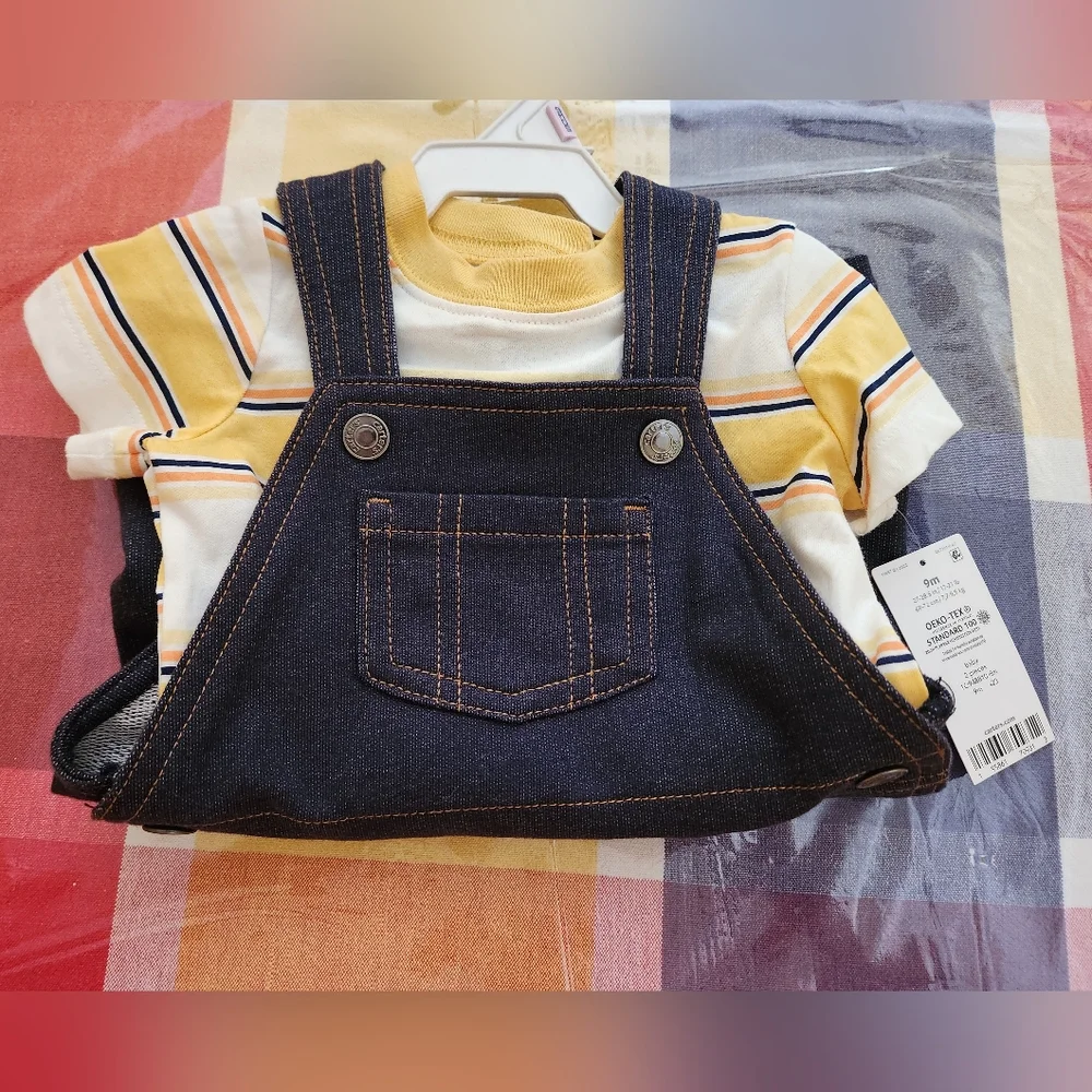 Carter's Baby 2-Piece Tee & Shortalls Set